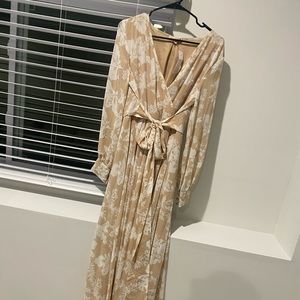 NWT Baltic Born Lydia Maxi Dress | Taupe Print